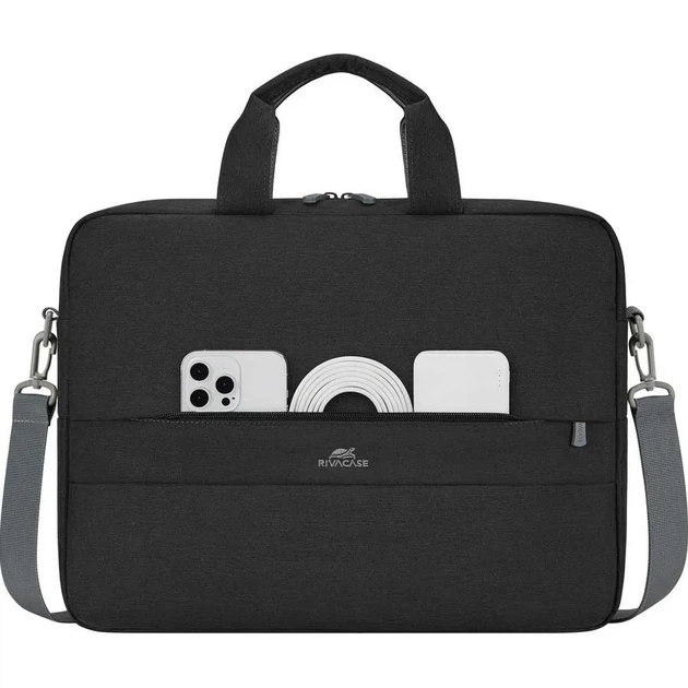 Сумка для ноутбука 15.6" RIVACASE Prater 7532 Black - изображение 10