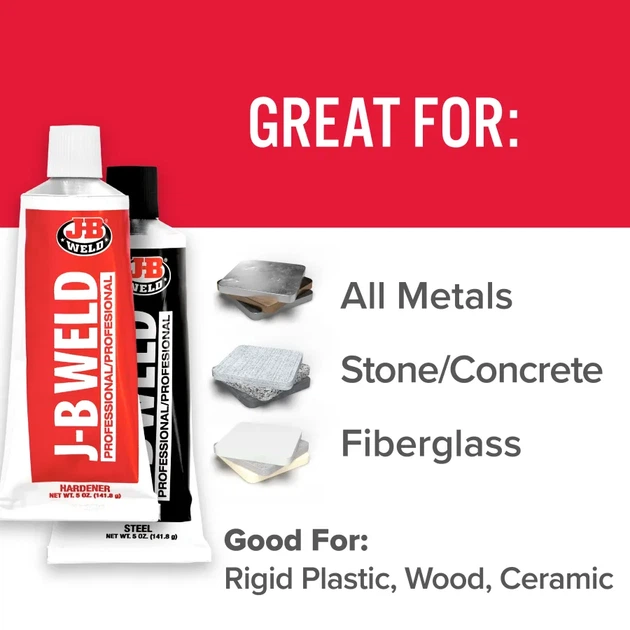 Эпоксидный клей двухкомпонентный J-B Weld Original 284гр 8281 - изображение 4