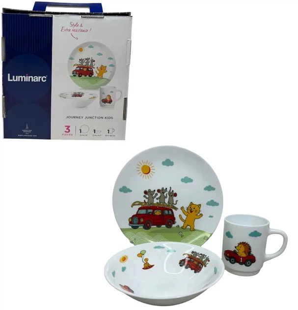 Набор детской посуды Luminarc Journey Junction 3 предмета X3292 - изображение 3