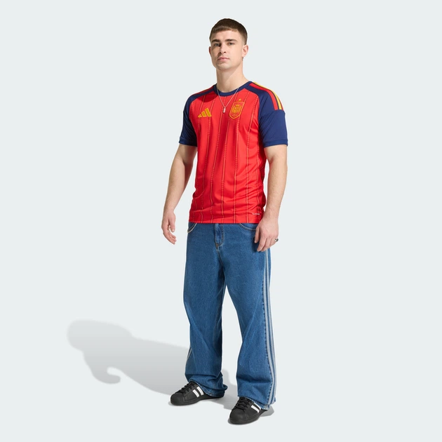 Мужское домашнее джерси Spain 26 Home Replica adidas JN4390 (2XL) красный (4068815662291) - изображение 3