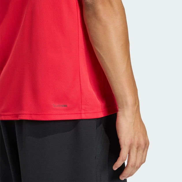 Мужская футболка WORKOUT ESSENTIALS BASE adidas KD5456 (S) красный (4068821515963) - изображение 5