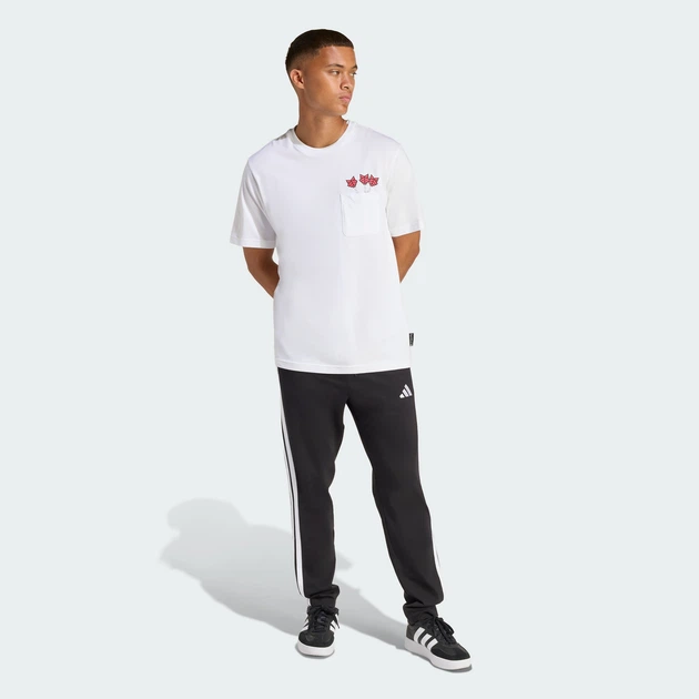 Мужская футболка NOVELTY DART GRAPHIC adidas JZ5041 (XL) белый (4068816742213) - изображение 3