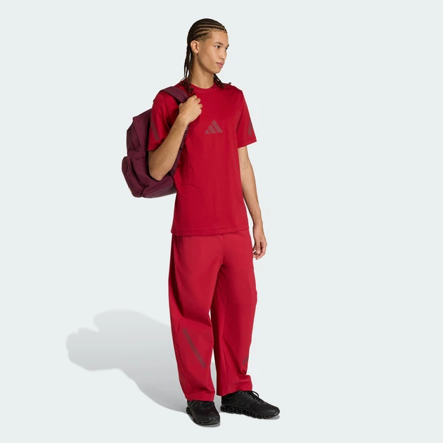 Мужская футболка adidas Z.N.E. adidas KE4695 (M) Бордовый (4068822487870) - Фото 3 Мужская футболка adidas Z.N.E. adidas KE4695 (M) Бордовый (4068822487870) - изображение 3