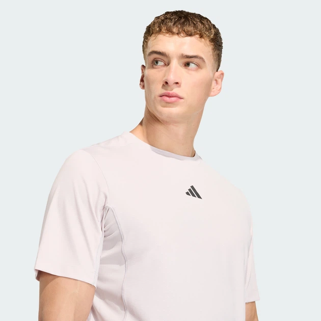 Мужская футболка D4T POWER 3 STRIPES adidas KE9942 (M) фиолетовый (4068815313124) - изображение 4