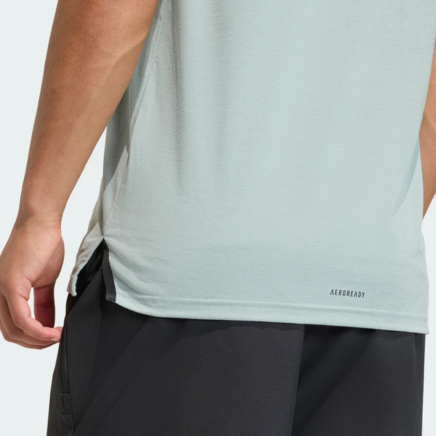 Мужская футболка Designed for Training Workout adidas KA7290 (XS) зеленый (4068822247207) - изображение 5