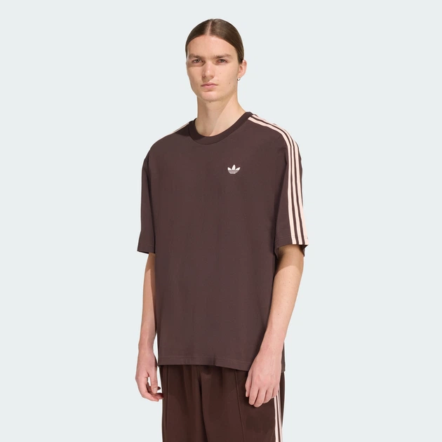 Мужская футболка ADICOLOR 3-STRIPES OVERSIZED adidas KE2905 (XL) коричневый (4068805030062) - Фото 1 Мужская футболка ADICOLOR 3-STRIPES OVERSIZED adidas KE2905 (XL) коричневый (4068805030062) - изображение 1