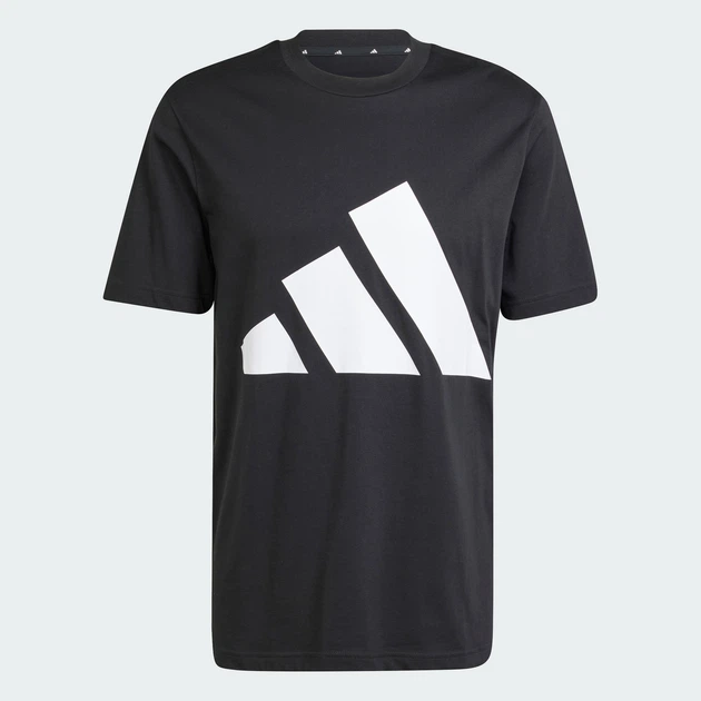 Мужская футболка Essentials Big Logo adidas JE8945 (2XS) черный (4067905170937) - изображение 6