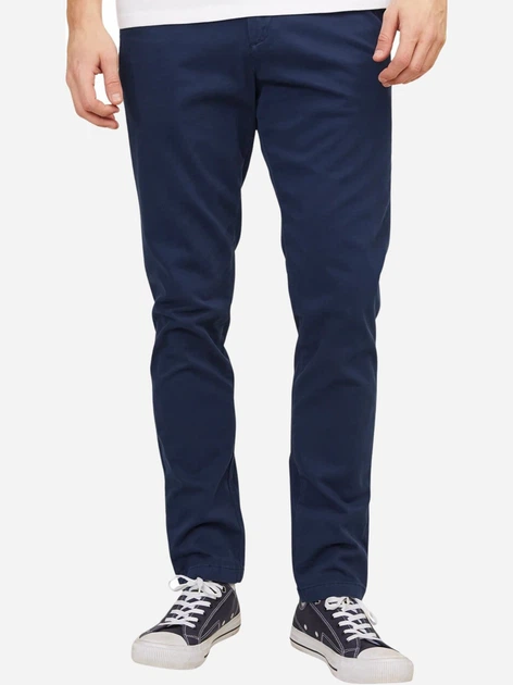 Штаны мужские Jack & Jones 12150148-Navy Blazer 33-32 Темно-синие (5713754613239) - Фото 1 Штаны мужские Jack & Jones 12150148-Navy Blazer 33-32 Темно-синие (5713754613239) - изображение 1