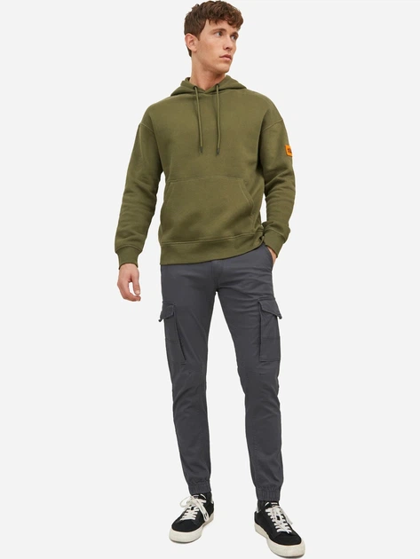Штаны карго мужские Jack & Jones 12140326-Asphalt 31-32 Темно-серые (5713738346627) - изображение 2