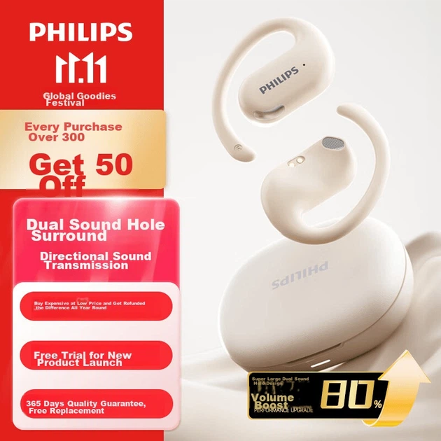 Наушники Philips TAT2739 White - изображение 2