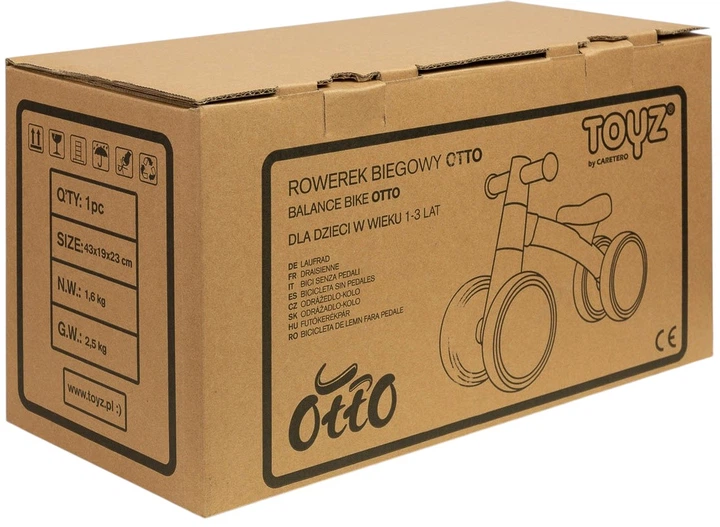 Rowerek biegowy Toyz Otto Szary (5908310393087) - Zdjęcie 9 Rowerek biegowy Toyz Otto Szary (5908310393087) - obraz 9