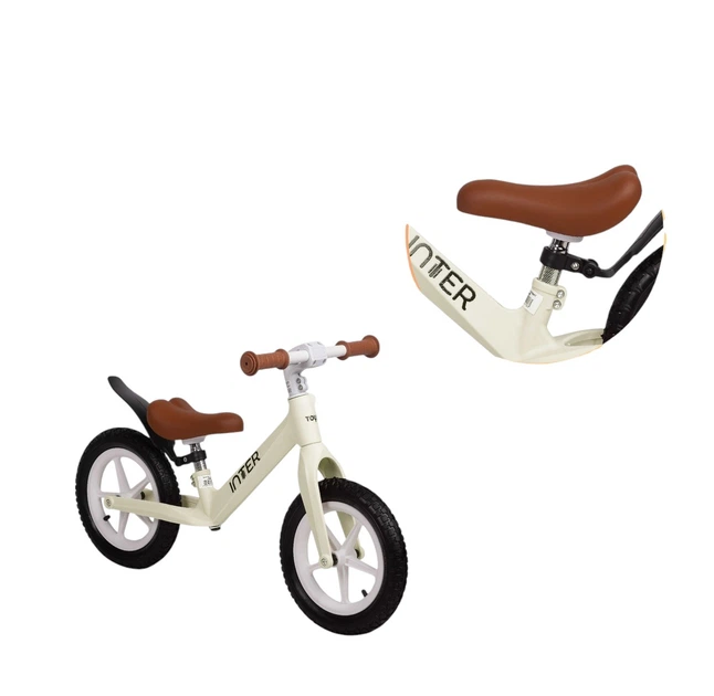 Rowerek biegowy Toyz Inter Kremowy (5903076321749) - Zdjęcie 5 Rowerek biegowy Toyz Inter Kremowy (5903076321749) - obraz 5