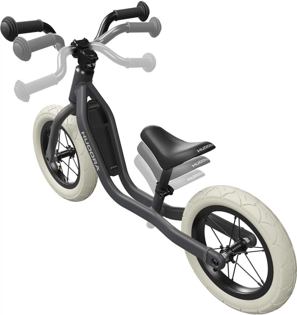 Rowerek biegowy Hudora Balance Bike Szary 10933 (4005998109373) - Zdjęcie 5 Rowerek biegowy Hudora Balance Bike Szary 10933 (4005998109373) - obraz 5
