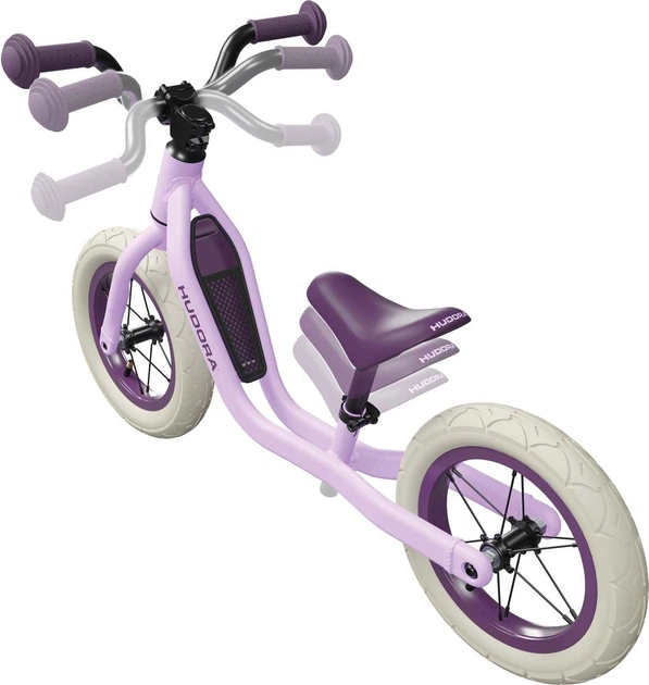 Rowerek biegowy Hudora Balance Bike Lawendowy 10931 (4005998109311) - obraz 5