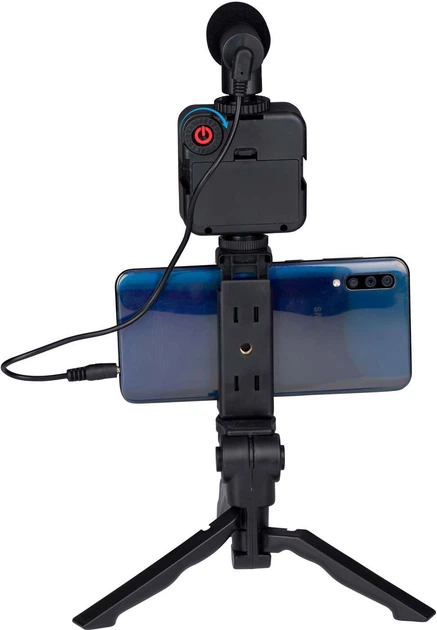 Zestaw do vlogowania Grundig 3 w 1 Selfiestudio (8711252238135) - obraz 5