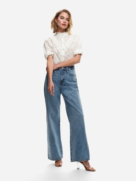 Джинсы Baggy женские ONLY 15222070-Light Blue Denim 26-32 Светло-голубые (5714924811349) - Фото 4 Джинсы Baggy женские ONLY 15222070-Light Blue Denim 26-32 Светло-голубые (5714924811349) - изображение 4