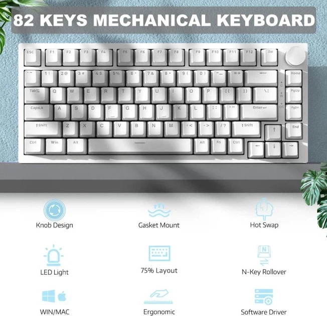 Клавіатура AJAZZ AK820 White - Фото 9 Клавіатура AJAZZ AK820 White - зображення 9