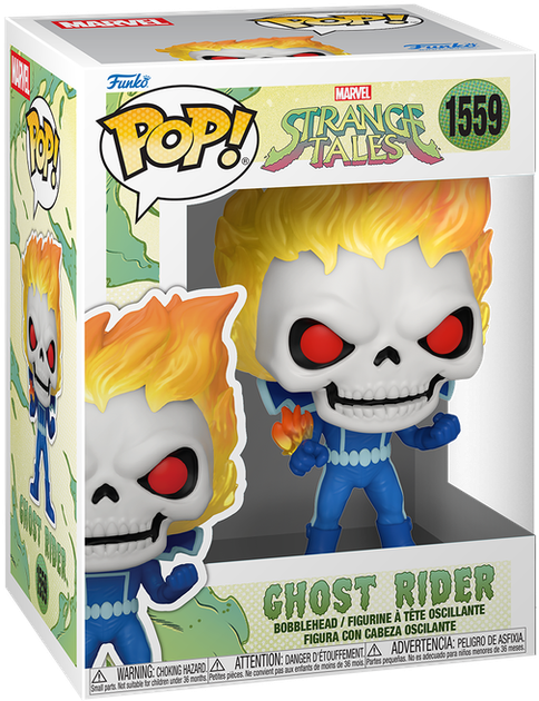 Фигурка Призрачный Гонщик (Странные истории) — Funko Pop! Marvel: STRANGE TALES — GHOST RIDER #1559 - Фото 1 Фигурка Призрачный Гонщик (Странные истории) — Funko Pop! Marvel: STRANGE TALES — GHOST RIDER #1559 - изображение 1