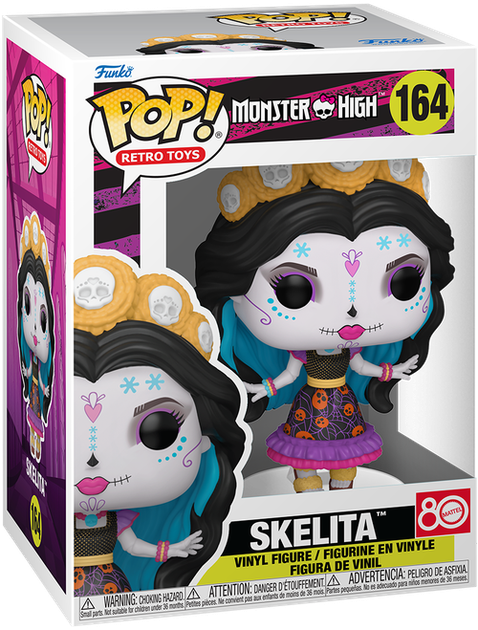 Фигурка Скелита Калаверас — Funko Pop! Movies: MONSTER HIGH — SKELITA #164 - Фото 1 Фигурка Скелита Калаверас — Funko Pop! Movies: MONSTER HIGH — SKELITA #164 - изображение 1