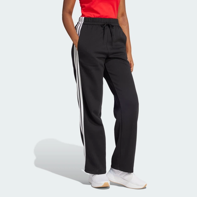 Жіночі штани Essentials 3-Stripes Open-Hem French Terry Joggers adidas JE1300 (XL) чорний (4067891018633) - Фото 3 Жіночі штани Essentials 3-Stripes Open-Hem French Terry Joggers adidas JE1300 (XL) чорний (4067891018633) - зображення 3