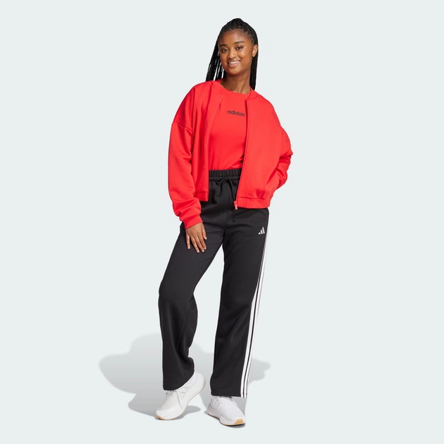 Жіночі штани Essentials 3-Stripes Open-Hem French Terry Joggers adidas JE1300 (XL) чорний (4067891018633) - Фото 4 Жіночі штани Essentials 3-Stripes Open-Hem French Terry Joggers adidas JE1300 (XL) чорний (4067891018633) - зображення 4