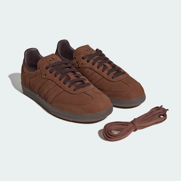Чоловічі Кросівки SAMBA OG adidas IH4387 43 (9 UK) коричневий (4068812282584) - Фото 6 Чоловічі Кросівки SAMBA OG adidas IH4387 43 (9 UK) коричневий (4068812282584) - зображення 6