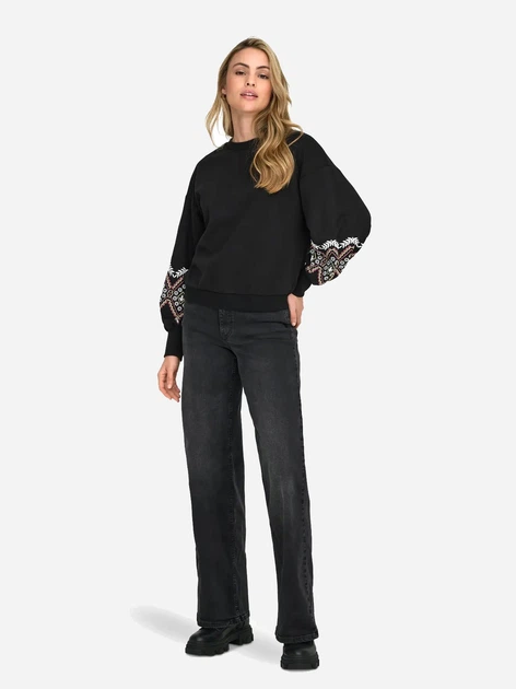 Свитшот женский ONLY 15216364-Black M Черный (5715732997881) - Фото 4 Свитшот женский ONLY 15216364-Black M Черный (5715732997881) - изображение 4
