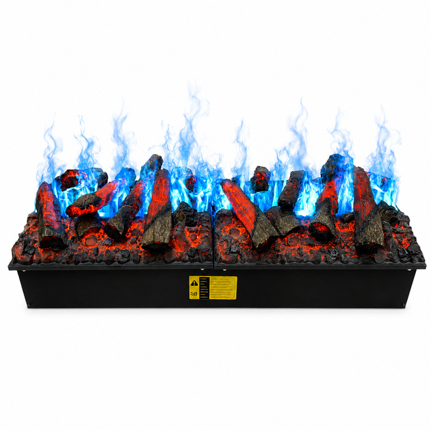 Электрокамин паровой Dimplex Opti-Myst Cassette 1000 Multicolor R SS с настоящим 3D эффектом пламени, звуком и цветным пламенем (с емкостями для воды, с дровами), размер 1017x390x354 - изображение 7