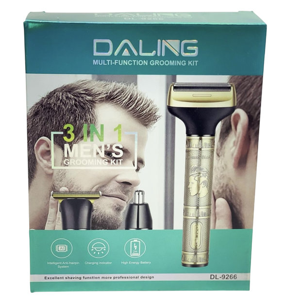 Акумуляторний триммер для стрижки Daling з дисплеєм 3 Вт 9266 - изображение 2