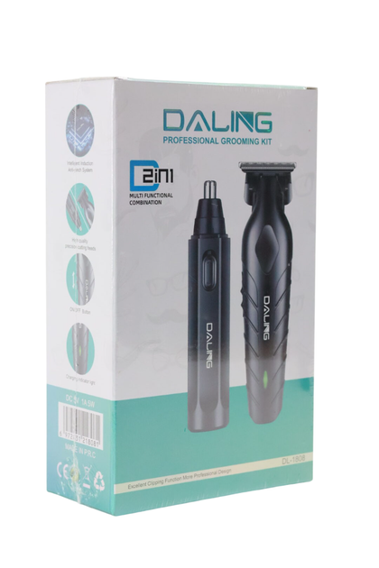 Акумуляторний триммер для стрижки Daling з дисплеєм 3 Вт 1808 - изображение 2
