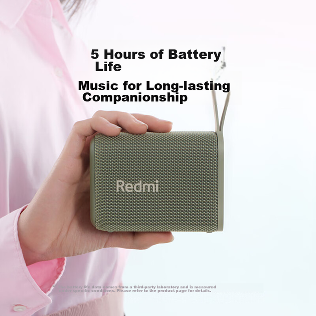 Bluetooth-колонка MI Redmi, помаранчева, аудіоколонка MI Speaker, тривалий час роботи від батареї, захист від пилу та води IP67, портативна колонка для вулиці з сабвуфером, високоякісна, подарунок, домашнє використання - зображення 3
