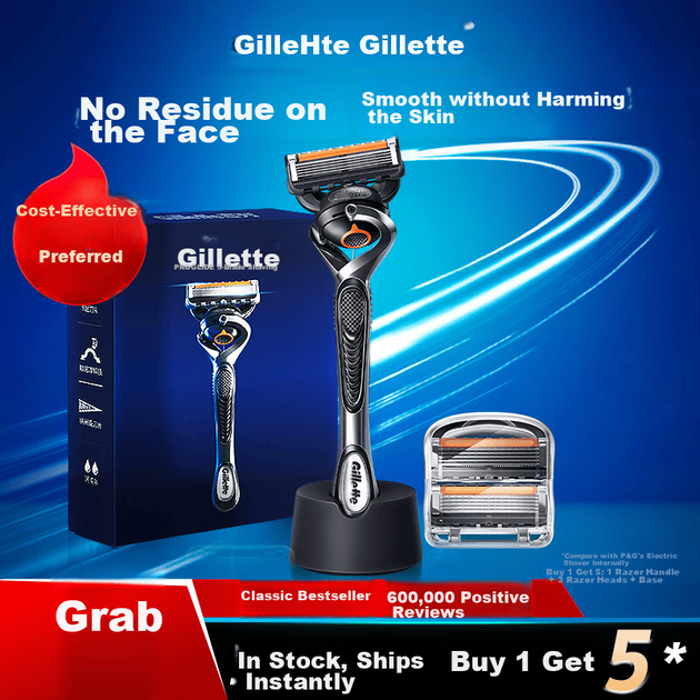 Станок для бритья Gillette Fusion ProGlide Basic, 1 ручка + 3 лезвия - изображение 5