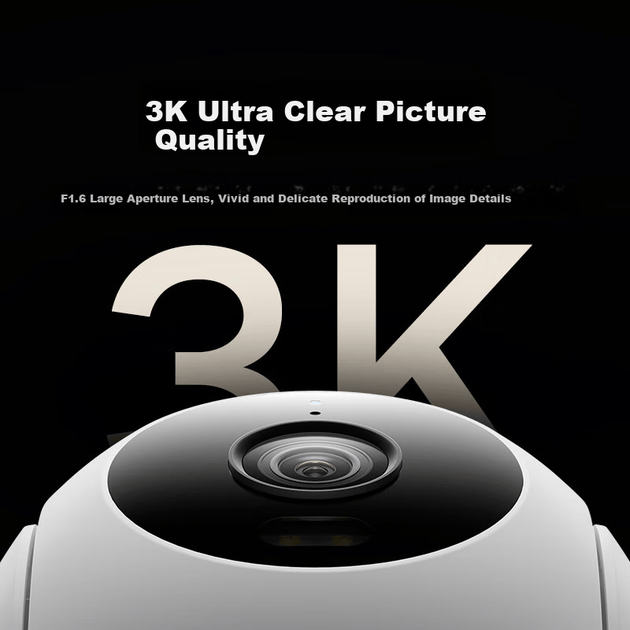 MI Smart Outdoor Camera 4C 3K, домашня камера відеоспостереження, 360-градусне охоплення з нічним баченням, 5 мільйонів пікселів повнокольорового нічного бачення, для використання на вулиці та у дворі сільської місцевості - Фото 3 MI Smart Outdoor Camera 4C 3K, домашня камера відеоспостереження, 360-градусне охоплення з нічним баченням, 5 мільйонів пікселів повнокольорового нічного бачення, для використання на вулиці та у дворі сільської місцевості - изображение 3