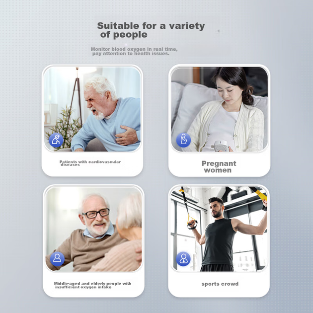 CONTEC [Мільйон продажів] Домашній вимірювач кисню в крові Kangtai Medical, тип затискача для пальця, домашній монітор насичення крові киснем, CMS50D - зображення 4
