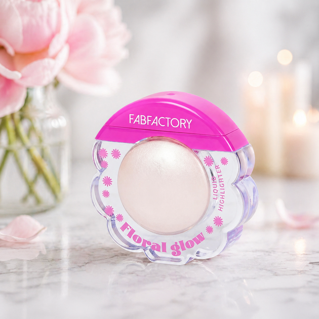 Жидкий хайлайтер 15 мл Floral Glow Fab factory - Фото 2 Жидкий хайлайтер 15 мл Floral Glow Fab factory - изображение 2