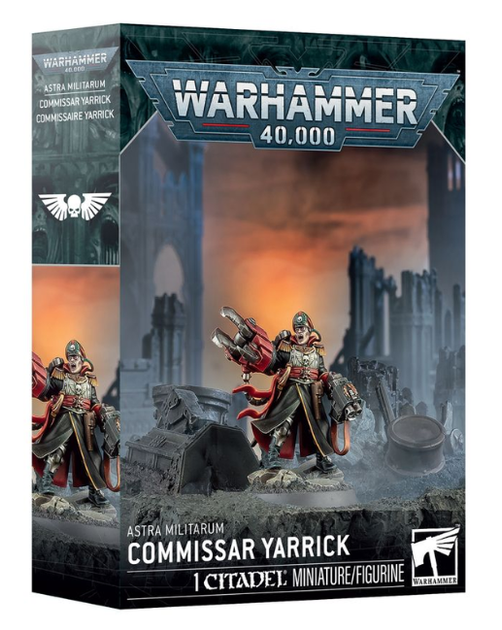 Миниатюра WARHAMMER 40000: ASTRA MILITARUM - COMMISSAR YARRICK - Фото 1 Миниатюра WARHAMMER 40000: ASTRA MILITARUM - COMMISSAR YARRICK - изображение 1