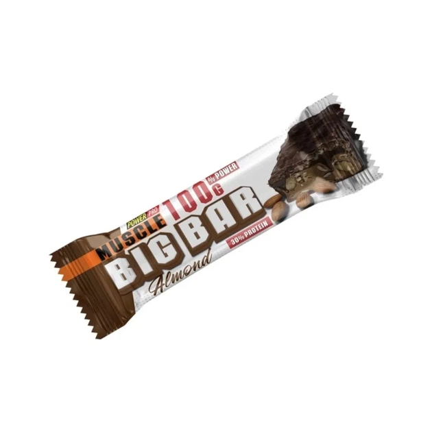 Батончик Big Bar Power Pro, мигдаль, 100 г - Фото 1 Батончик Big Bar Power Pro, мигдаль, 100 г - изображение 1