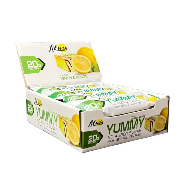 Батончик Yummy FitWin, лимон и мохито, 12×55 г - изображение 3