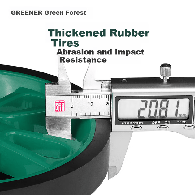 Измерительное колесо GREENER, роликовая линейка, колесо для измерения расстояния, электронное цифровое колесо большого диаметра 50 см. - изображение 6