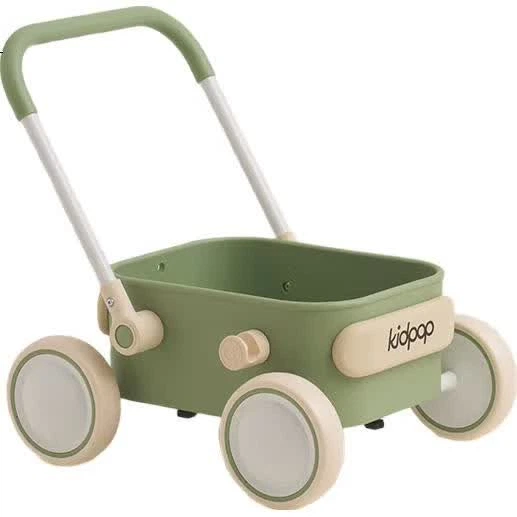 Детские ходунки Kidpop для детей от 1 до 3 лет, многофункциональная коляска с защитой от опрокидывания, регулируемой скоростью, вспомогательное средство для ходьбы, подарок на первый день рождения, Pure Greet. - изображение 2
