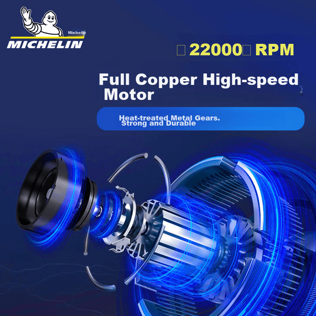 Автомобильный насос для накачивания шин Michelin, велосипедный насос M2201 - изображение 4