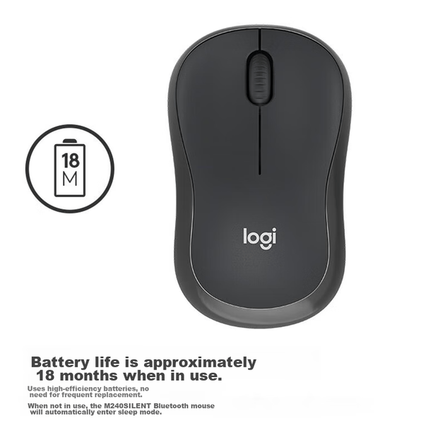 Мышь Logitech M240 Silent Bluetooth Rose - изображение 6