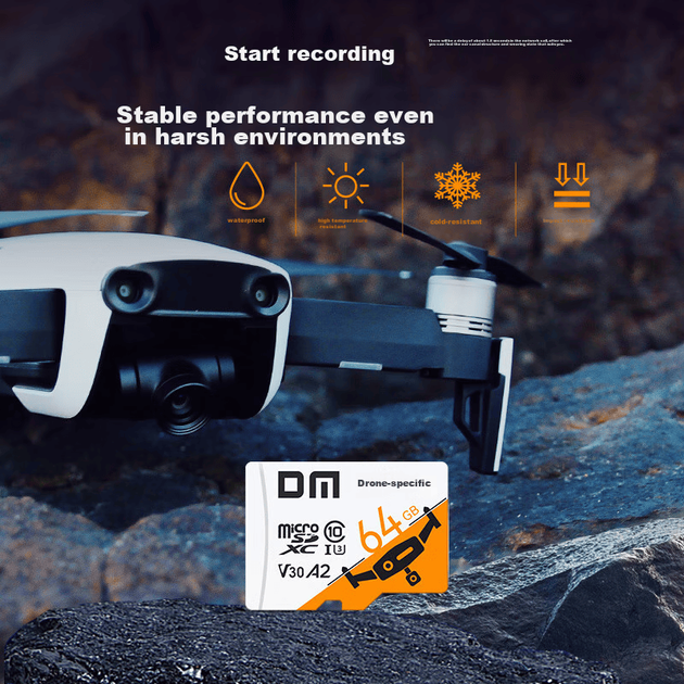 Карта пам'яті DM Daimai microSDXC 64GB UHS-I U3 V30 A2 - зображення 4