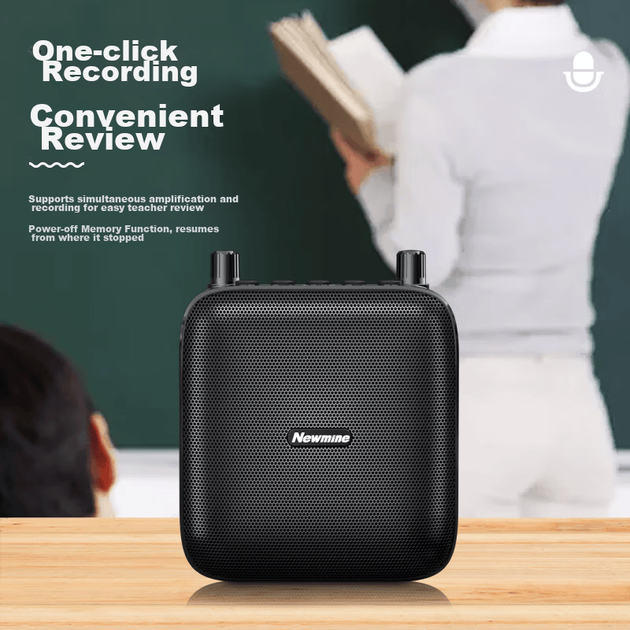 Мини-мегафон Newmine U-103, микрофон-динамик для преподавателей, поясной, Bluetooth, для экскурсоводов, высокая громкость - Фото 6 Мини-мегафон Newmine U-103, микрофон-динамик для преподавателей, поясной, Bluetooth, для экскурсоводов, высокая громкость - изображение 6