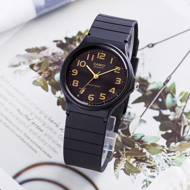 Чорний годинник Casio для чоловіків та жінок, унісекс-годинник для студентів та державних службовців, підходить для вступних іспитів до середньої та старшої школи, кварцовий годинник MQ-24 - зображення 9