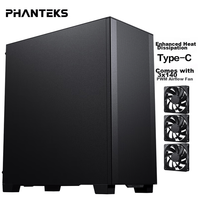 Корпус PHANTEKS XT523 Mid Black - Фото 5 Корпус PHANTEKS XT523 Mid Black - изображение 5