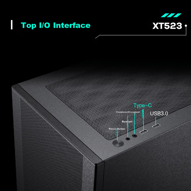 Корпус PHANTEKS XT523 Mid Black - Фото 12 Корпус PHANTEKS XT523 Mid Black - изображение 12