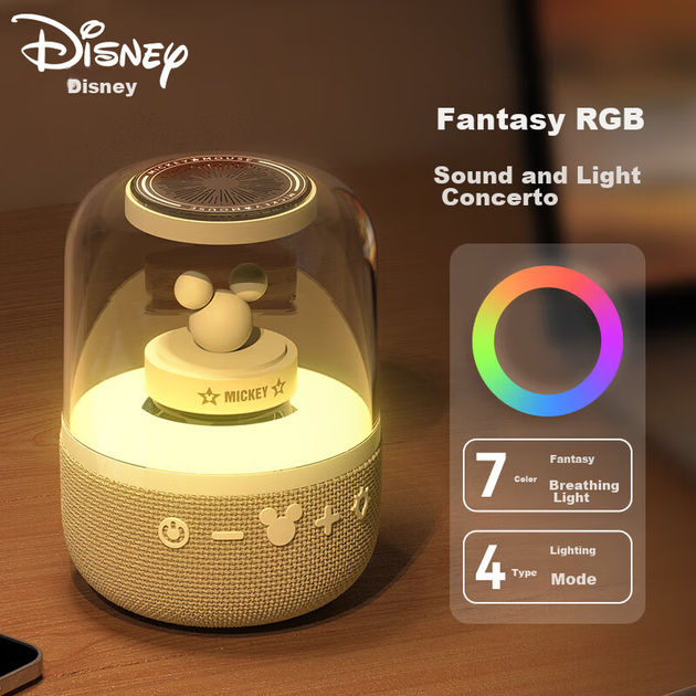 Bluetooth-колонка Disney, XiaoDu Smart Voice високоякісна міні-комп'ютерна атмосферна лампа, подарунок для хлопчиків та дівчаток, найкращі друзі, дорослі, подарунок на день народження, преміум-ніша, практична S6 рожевого кольору - Фото 6 Bluetooth-колонка Disney, XiaoDu Smart Voice високоякісна міні-комп'ютерна атмосферна лампа, подарунок для хлопчиків та дівчаток, найкращі друзі, дорослі, подарунок на день народження, преміум-ніша, практична S6 рожевого кольору - зображення 6