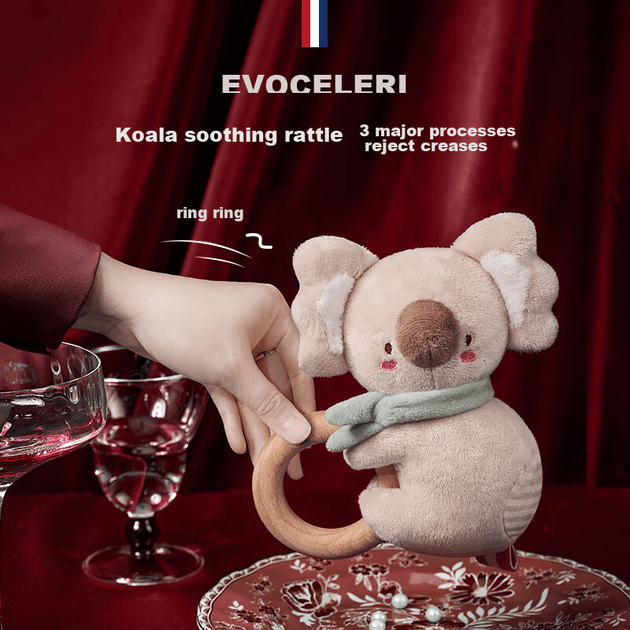 Подарочный набор EVOCELER для новорожденных, игрушки для малышей от 0 до 1 года, приветственный подарок, мягкая кукла, развивающие игрушки, подарки на полнолуние и первый день рождения. - изображение 9