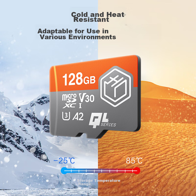 Карта памяти JD Kylin microSDXC 128GB Class 10 UHS-I U3 V30 A2 - изображение 6